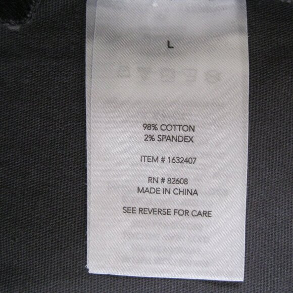 Rugged Elements men’s outdoor button down work Canvas shirt long sleeves gray, L - Picture 9 of 10